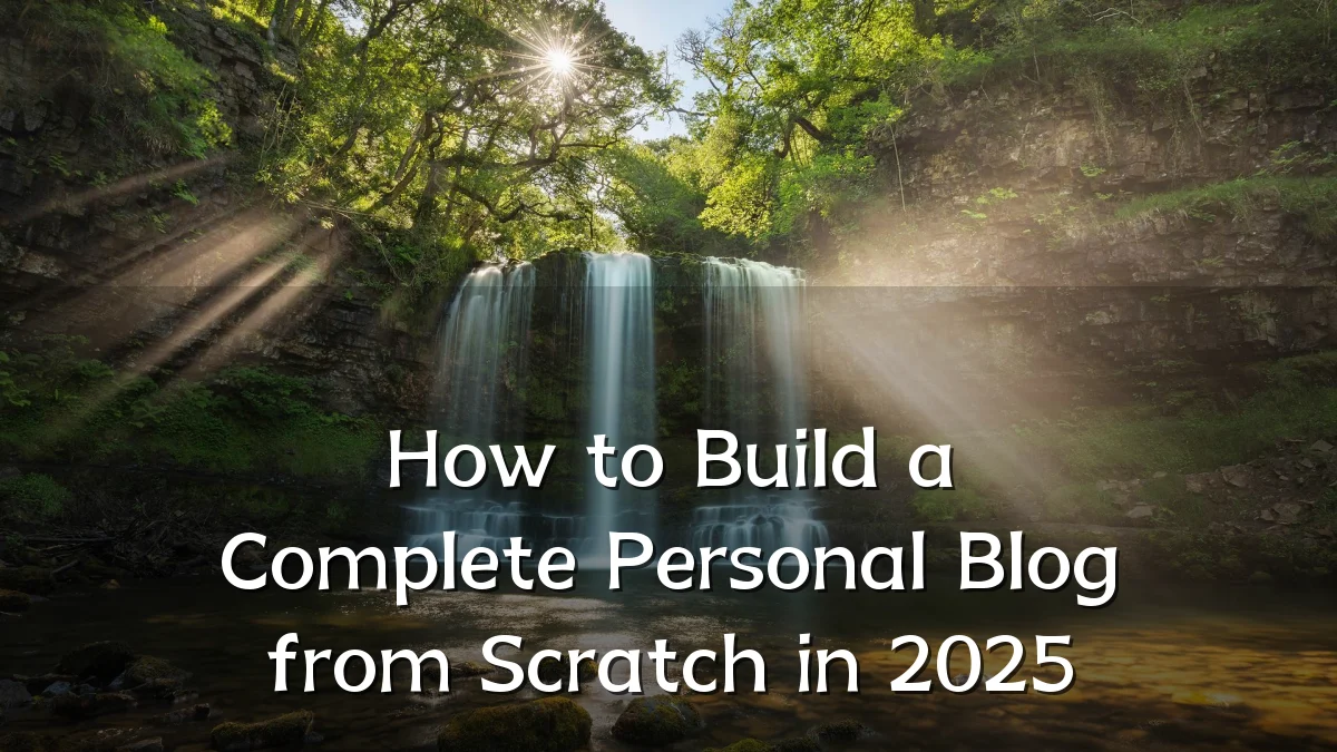 How to Build a Complete Personal Blog from Scratch in 2025