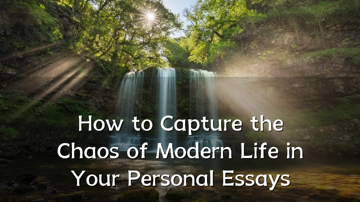 How to Capture the Chaos of Modern Life in Your Personal Essays