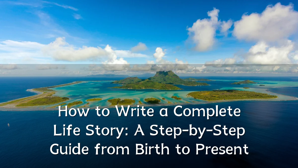 How to Write a Complete Life Story: A Step-by-Step Guide from Birth to Present