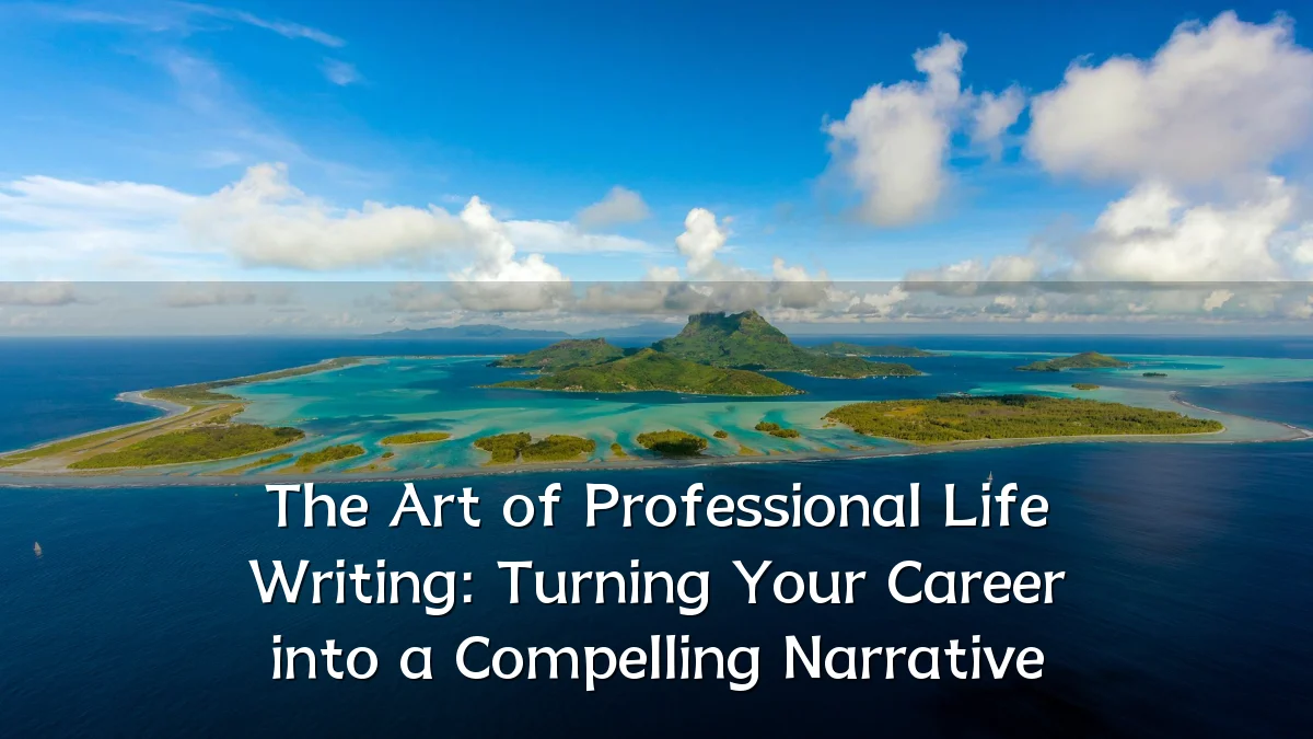 The Art of Professional Life Writing: Turning Your Career into a Compelling Narrative
