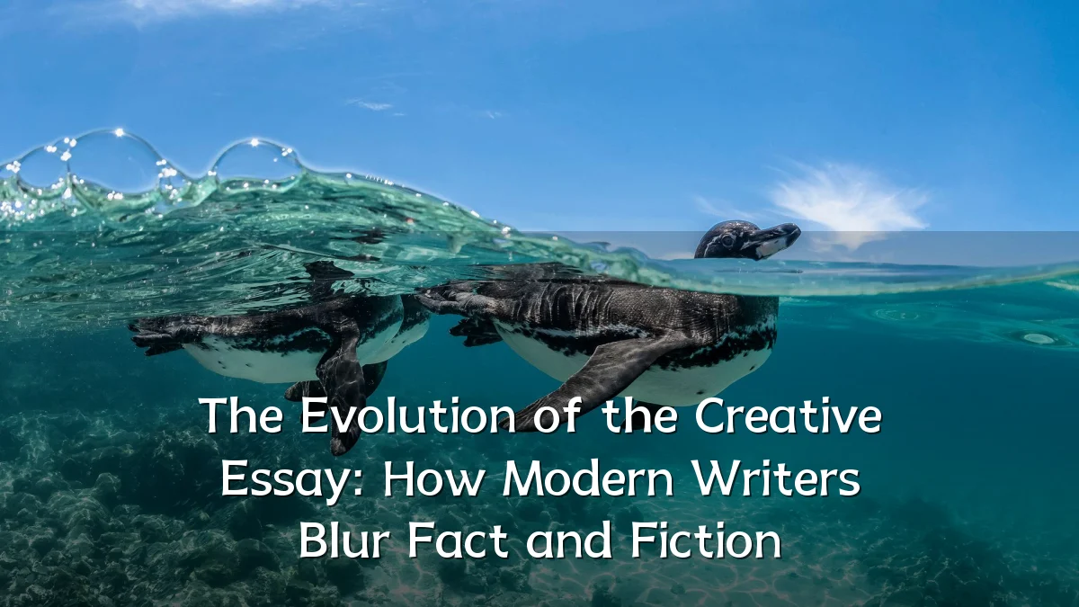 The Evolution of the Creative Essay: How Modern Writers Blur Fact and Fiction