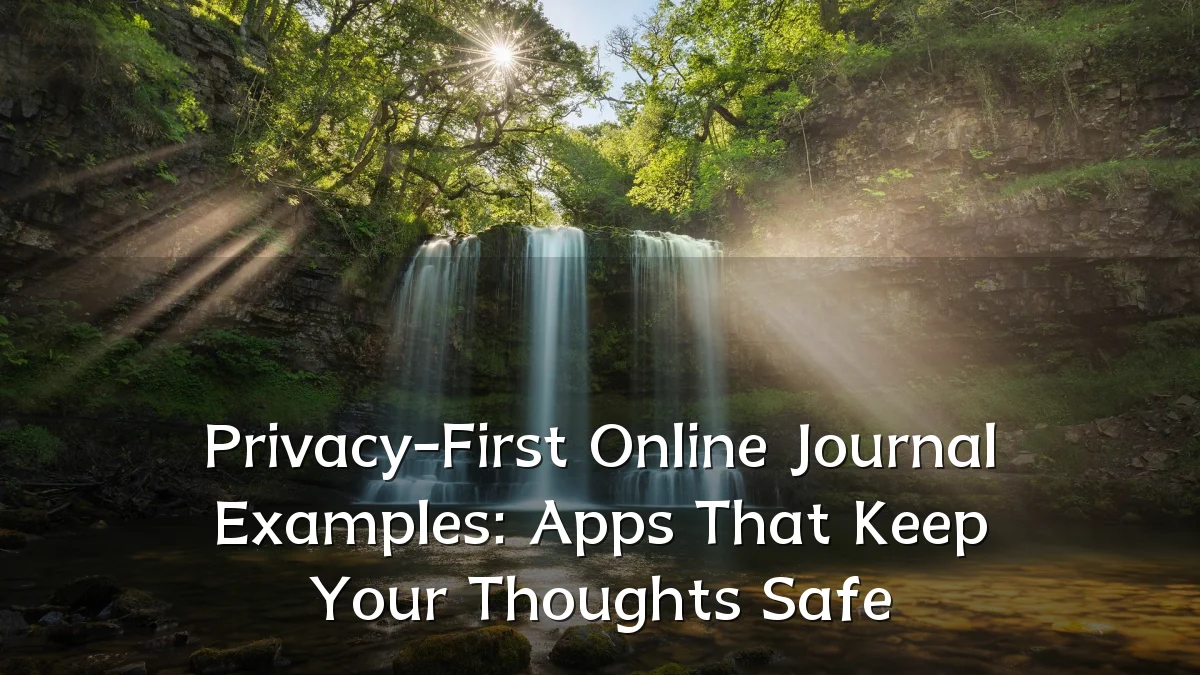 Privacy-First Online Journal Examples: Apps That Keep Your Thoughts Safe