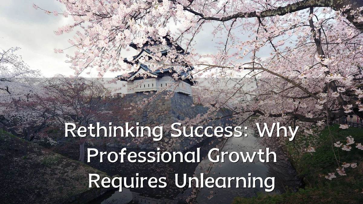 Rethinking Success: Why Professional Growth Requires Unlearning