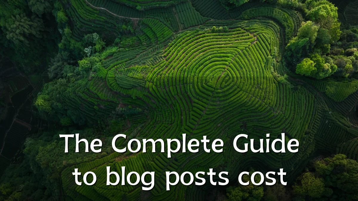 The Complete Guide to blog posts cost