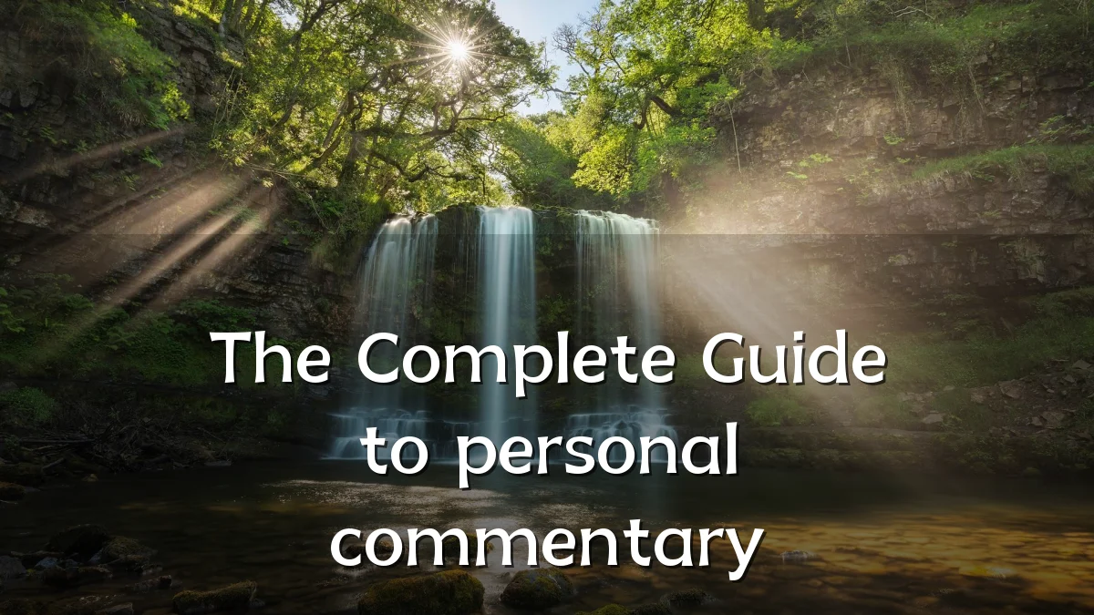 The Complete Guide to personal commentary