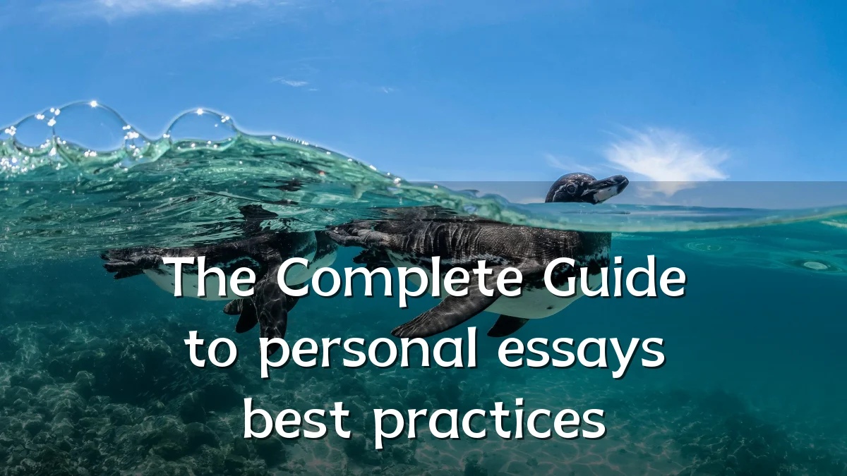 The Complete Guide to personal essays best practices