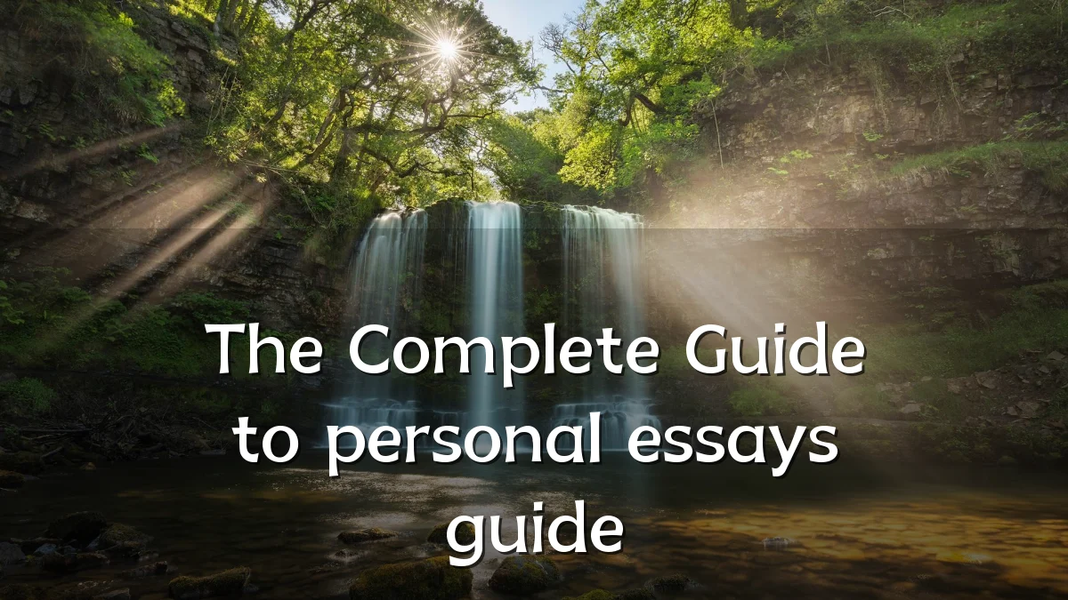 The Complete Guide to personal essays guide