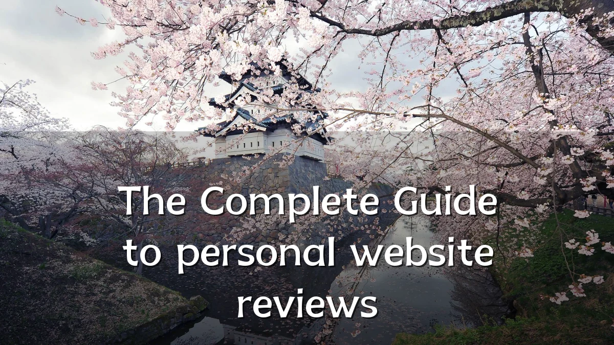 The Complete Guide to personal website reviews