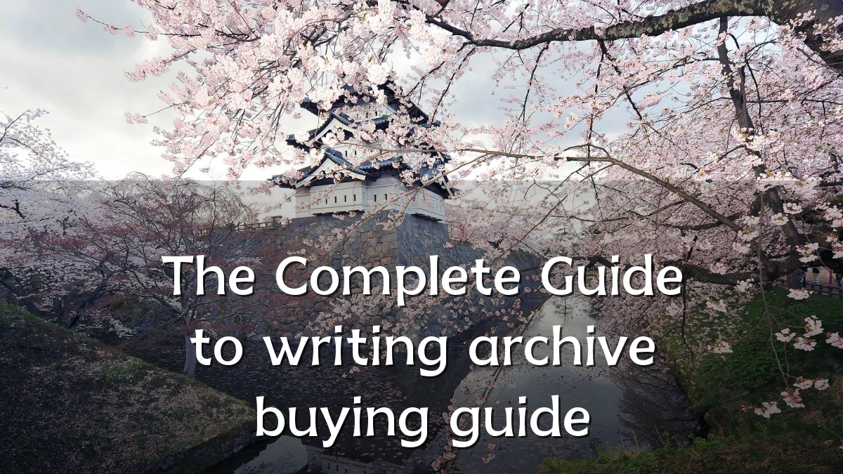 The Complete Guide to writing archive buying guide